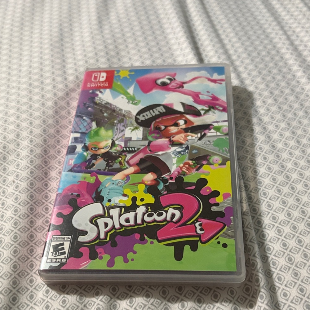 Nintendo Splatoon 2 Game - Green and Pink